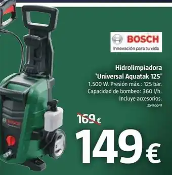 Bauhaus Bosch - hidrolimpiadora 'universal aquatak 125' oferta