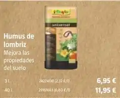 Bauhaus Humus de lombriz oferta