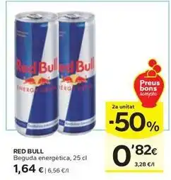 Caprabo Red bull - beguda energética oferta