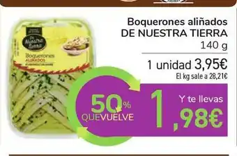 Carrefour Boquerones Aliñados De Nuestra Tierra 140g oferta