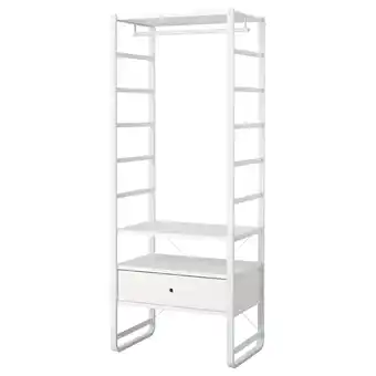 IKEA Elvarli Combinación armario, blanco, 84x55x216 cm oferta