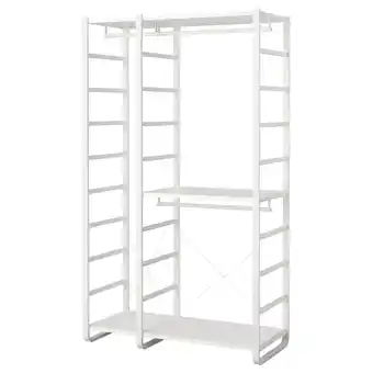 IKEA Elvarli Combinación armario, blanco, 125x55x216 cm oferta