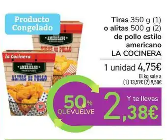 Carrefour Tira O Alita De Pollo Estilo Americano La Cocinera oferta