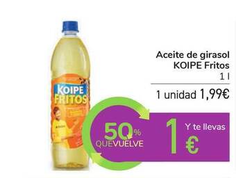 Carrefour Aceite De Girasol Koipe Fritos 1l oferta