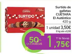 Carrefour Surtido De Galletas Cuétara El Auténtico 420g oferta