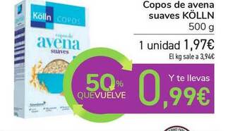 Carrefour Copos De Avena Suaves Kölln 500g oferta