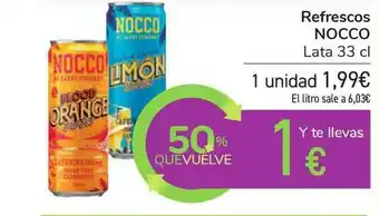 Carrefour Refrescos Nocco 33cl oferta