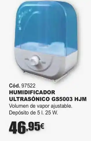 Humidificador ultrasónico gs5003 hjm