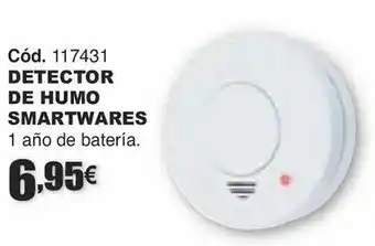 Detector de humo smartwares