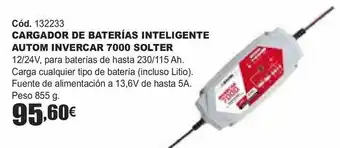 HP Cargador de baterías inteligente autom invercar 7000 solter oferta