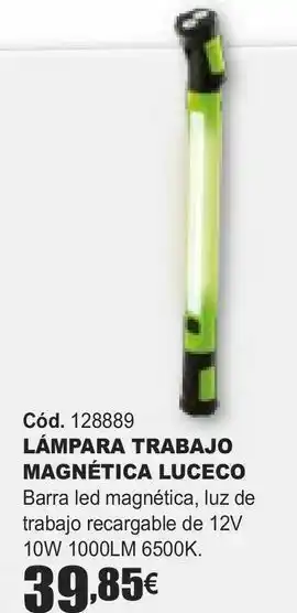 HP Lámpara trabajo magnética luceco oferta