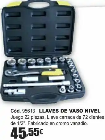 HP Llaves de vaso nivel oferta