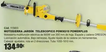 Motosierra jardín telescopico powxg10 powerplus