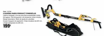 Lijadora pared powx0477 powerplus