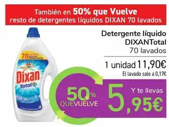 Carrefour Detergente líquido dixan total oferta