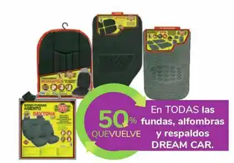 Carrefour En todas las fundas, alfombras y respaldos dream car oferta