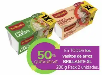Carrefour En todos los vasitos de arroz brillante xl oferta