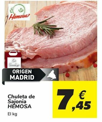 Carrefour Chuleta de sajonia hemosa oferta