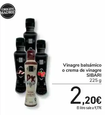 Carrefour Vinagre balsámico o crema de vinagre sibari oferta