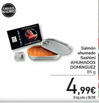 Carrefour Salmón ahumado sashimi ahumados domínguez oferta