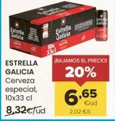 Autoservicios Familia Estrella galicia - cerveza especial, 10x oferta