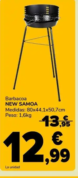 Supeco Barbacoa NEW SAMOA oferta