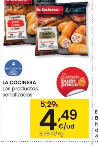 Eroski LA COCINERA Los productos señalizados oferta