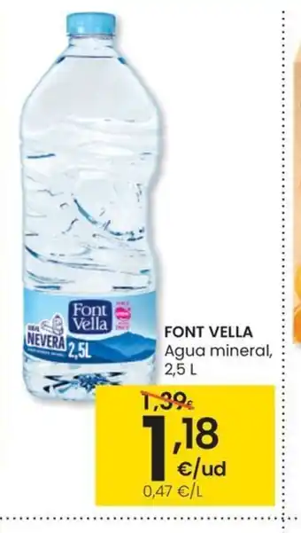 Eroski FONT VELLA Agua mineral, oferta