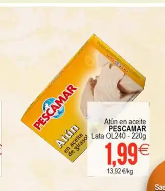 Plenus Supermercados Atún en aceite PESCAMAR oferta