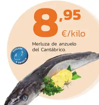 Supermercados Lupa Merluza de anzuelo del Cantábrico. oferta