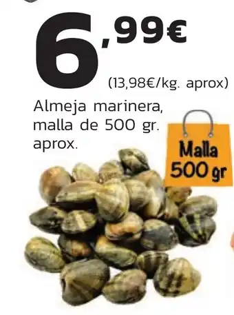 Supermercados Lupa Almeja marinera, malla de 500 gr. oferta