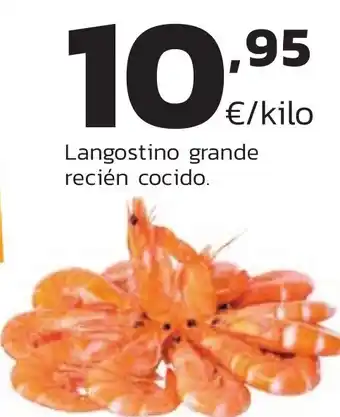 Supermercados Lupa Langostino grande recién cocido. oferta