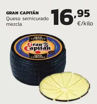 Supermercados Lupa GRAN CAPITÁN Queso semicurado mezcla. oferta