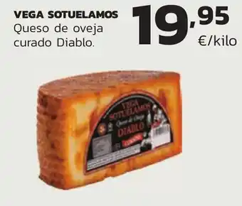 Supermercados Lupa VEGA SOTUELAMOS Queso de oveja curado Diablo. oferta