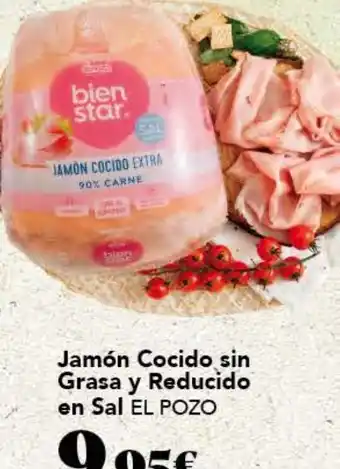 Gadis Jamón Cocido sin Grasa y Reducido en Sal EL POZO oferta