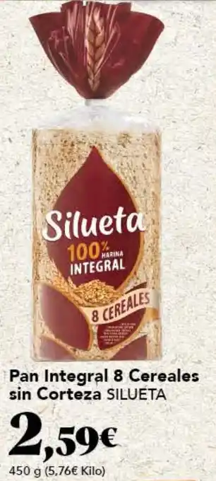 Gadis Pan Integral 8 Cereales sin Corteza SILUETA oferta