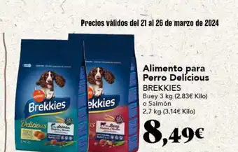 Gadis Alimento para Perro Delicious BREKKIES oferta