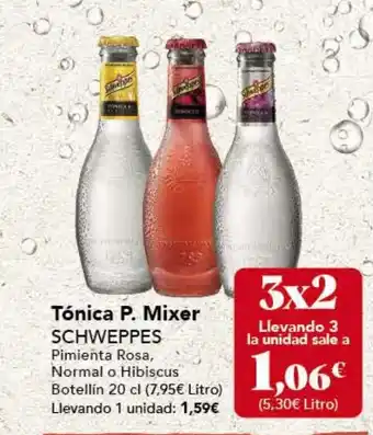 Gadis Tónica P. Mixer SCHWEPPES oferta