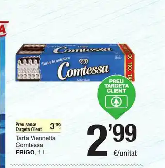 SPAR Fragadis Tarta Viennetta Comtessa Frigo 1L oferta