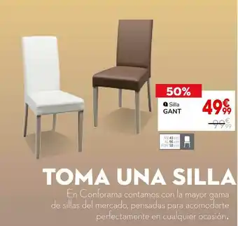 Conforama Silla Gant oferta