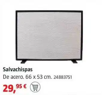 Bauhaus Salvachispas De Acero oferta