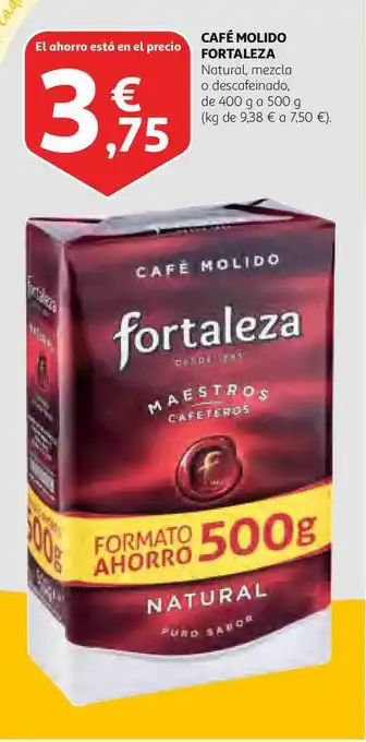 Alcampo Café Molido Fortaleza 500g oferta