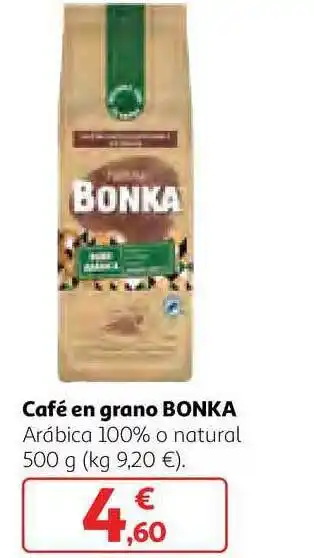 Alcampo Café En Grano Bonka 500g oferta