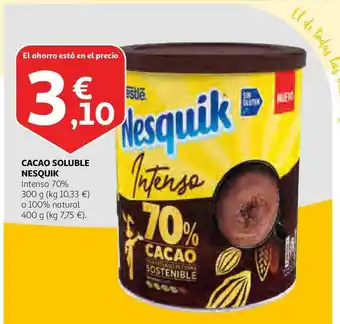 Alcampo Cacao Soluble Nesquik 400g oferta