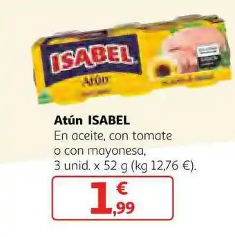 Alcampo Atún Isabel x 52g oferta