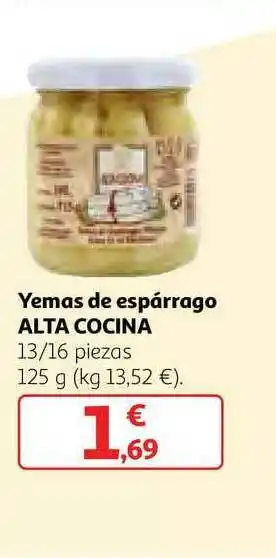 Alcampo Yemas De Espárrago Alta Cocina 125g oferta
