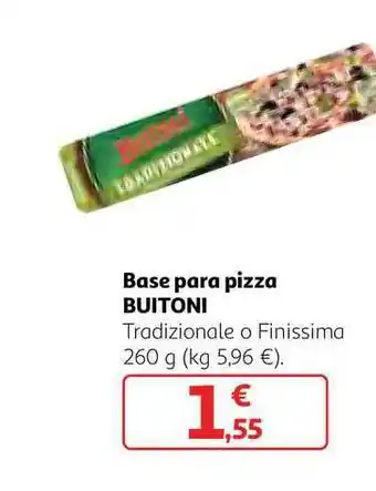 Alcampo Base Para Pizza Buitoni 260g oferta