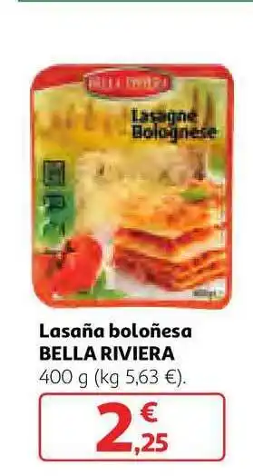 Alcampo Lasaña Boloñesa Bella Riviera 400g oferta