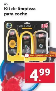 Lidl W5 - kit de limpieza para coche oferta