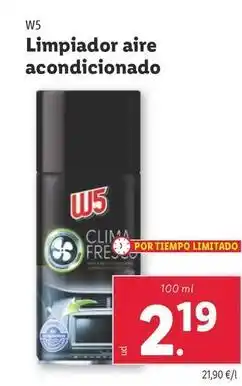 Lidl W5 - limpiador aire acondicionado oferta